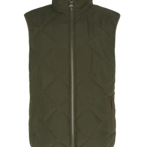 Barbour Weste Hybrid, Olive Schnäppchen